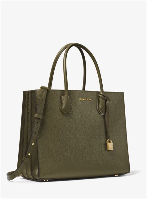 michael kors mercer gallery large leather tote|michael kors large leather tote.